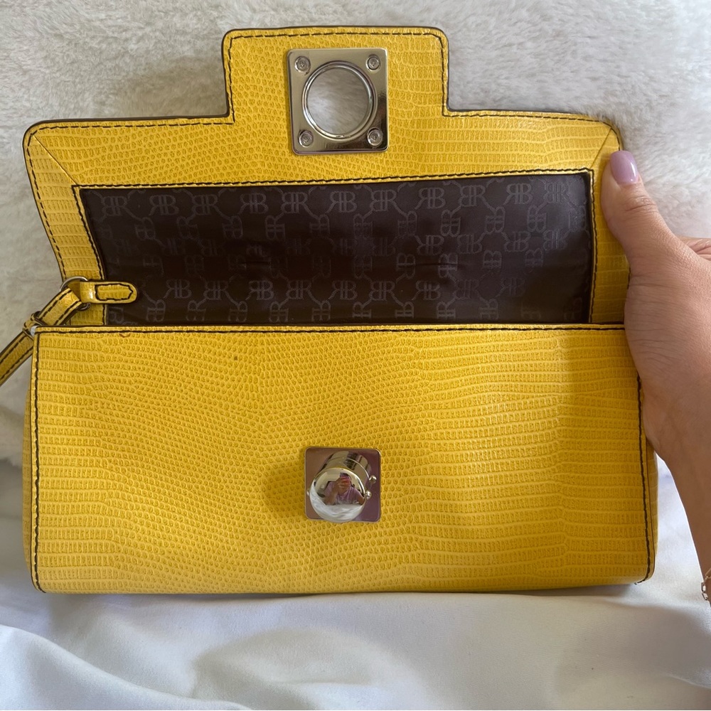 Yellow Banana Republic Clutch - Picture 3 of 10